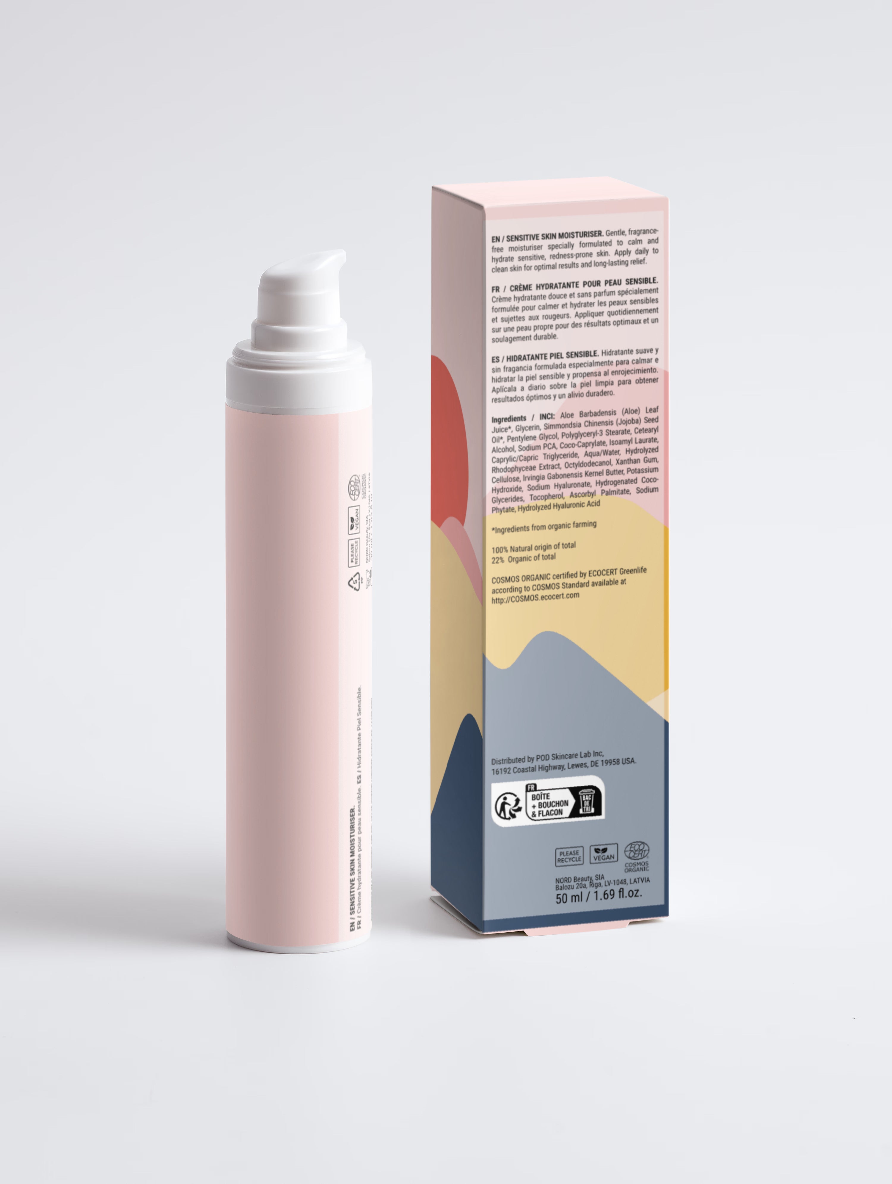 Sensitive Skin Moisturiser, Fragrance Free