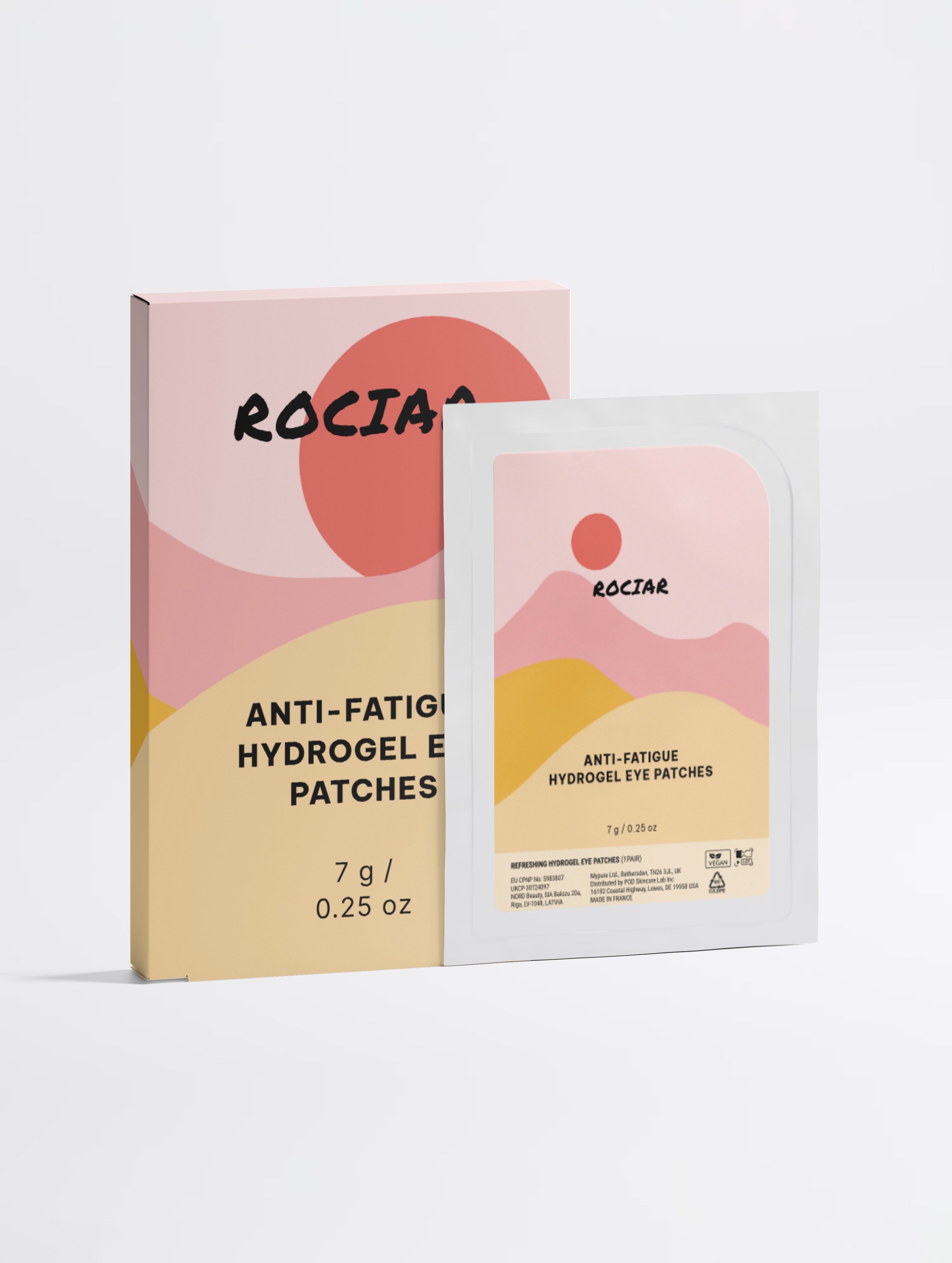 Anti-Fatigue Hydrogel Eye Patches